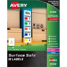 Avery&reg; Water-resistant Surface Safe ID Labels