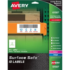 Avery&reg; Water-resistant Surface Safe ID Labels