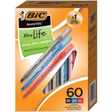 BIC Round Stic Ballpoint Pens