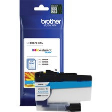 Brother Genuine LC3037C Super High-yield Cyan INKvestment Tank Ink Cartridge