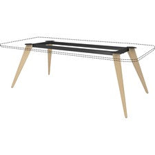 Lorell Wood Base for 72"W Rectangular Conference Table