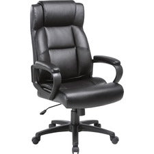 Lorell Soho High-back Leather Executive Chair