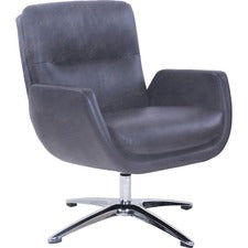 Lorell Distressed Soft Touch Lounge Chair