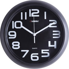 Lorell 11-5/8" Quiet Wall Clock