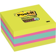 Post-it&reg; Super Sticky Notes Cubes