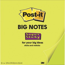 Post-it&reg; Super Sticky Big Notes