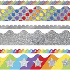 Carson Dellosa Education Sparkle & Shine Scalloped Borders Set
