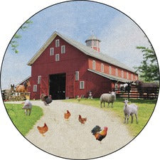 Flagship Carpets Barn Animals Classroom Rug