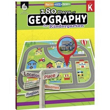 Shell Education 180 Days of Geography Resource Printed Book