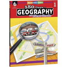 Shell Education 180 Days of Geography Resource Printed Book