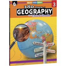 Shell Education 180 Days of Geography Resource Printed Book