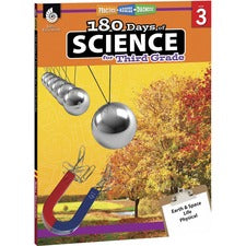 Shell Education 180 Days of Science Resource Book Printed Book