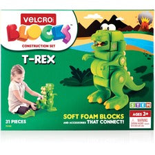 VELCRO&reg; Soft Blocks T-Rex Construction Set