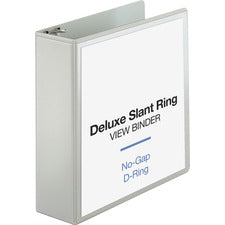 Business Source Deluxe Slant Ring View Binder