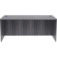 Lorell Weathered Charcoal Laminate Desking Desk Shell