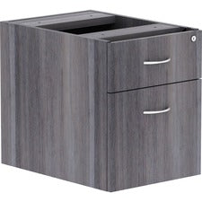 Lorell Weathered Charcoal Laminate Desking Pedestal