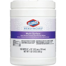 Clorox Healthcare Quat Alcohol Cleaner Disinfectant Wipes