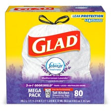 Glad Lavender Scent 13-gal Kitchen Trash Bags