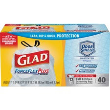 Glad ForceFlexPlus Drawstring Trash Bags