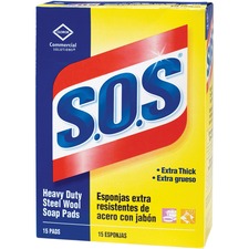 S.O.S Heavy Duty Steel Wool Soap Pads
