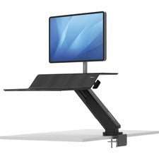 Fellowes Lotus™ RT Sit-Stand Workstation Black Single