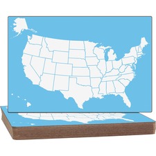 Flipside U.S. Map Dry-erase Board