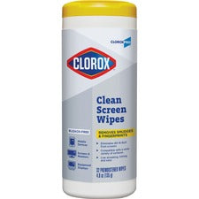 Clorox Clean Screen Wipes, Bleach-Free, 32 Count