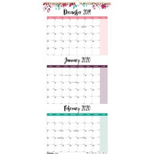 Rediform 3-month Quick View Wall Calendar