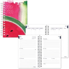 Blueline Weekly/Monthly Academic Planner - Watermelon Design