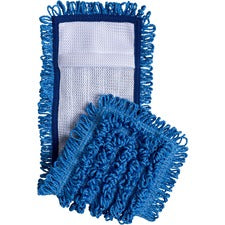 Microfiber & More Mesh Back Pocket Mop, Blue