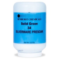 Sunburst Solid Green 34 Silverware Presoak