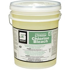 Spartan Clothesline Fresh #4 Chlorine Bleach, 5 Gal