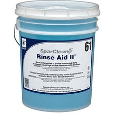 Spartan SparClean Rinse Aid II #61 All Temperature Rinse Aid, 5 gl