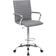 Boss Ribbed Design Drafting Stool