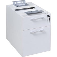 Boss Simple System Hanging Pedestal-3/4 Box/File , White
