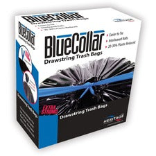 Heritage 30-gallon Drawstring Trash Bags