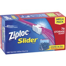 Ziploc&reg; Slider Quart Storage Bags