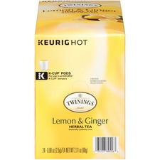 Twinings Lemon & Ginger Herbal Tea K-Cup