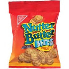 Nabisco Nutter Butter Bites Peanut Butter Sandwich Cookies 60 Count 1.75 Oz