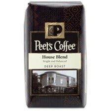Peet's Decaf House Blend Whole Bean 1Lb