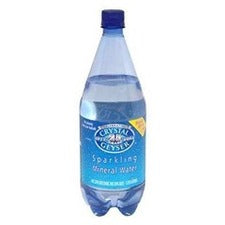 Crystal Geyser Sparkling Plain Mineral Water 24/Cs