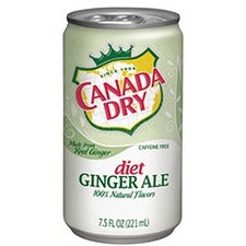 Canada Dry Diet Ginger Ale 12 Oz Soda Can, 24/ Pack (Local Delivery Only)