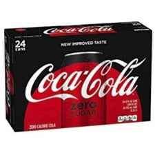 Coke Zero Coke Zero Sugar, 24 Pack (Local Delivery Only)