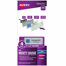 Avery&reg; Mighty Badge Professional Reusable Name Badge System