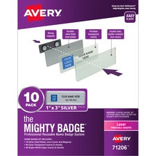 Avery&reg; Mighty Badge Professional Reusable Name Badge System