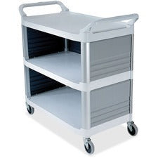 Rubbermaid Commercial Enclosed End Panels Utility Cart