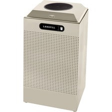 Rubbermaid Commercial Silhouettes 29-gallon Recycle Can