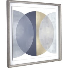 Lorell Circle Design Framed Abstract Art