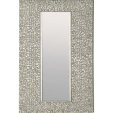 Lorell Mosaic Silver Framed Accent Mirror
