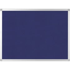 Bi-silque Ayda Fabric 24"W Bulletin Board